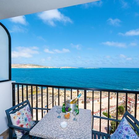 Islet Promenade Seafront 1 Bedroom Apartment With Sea View Balcony By Getawaysmalta เซนต์พอลส์เบย์ ภายนอก รูปภาพ