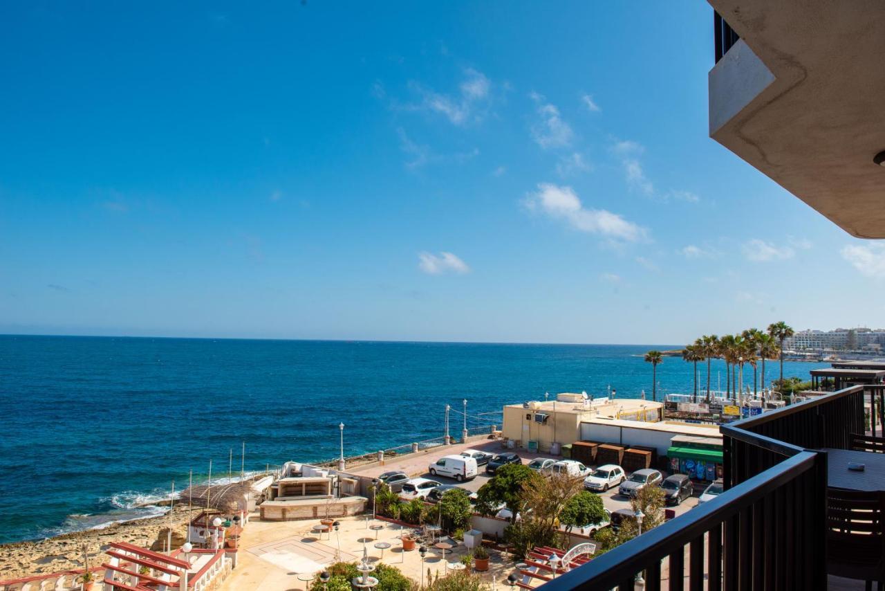 Islet Promenade Seafront 1 Bedroom Apartment With Sea View Balcony By Getawaysmalta เซนต์พอลส์เบย์ ภายนอก รูปภาพ