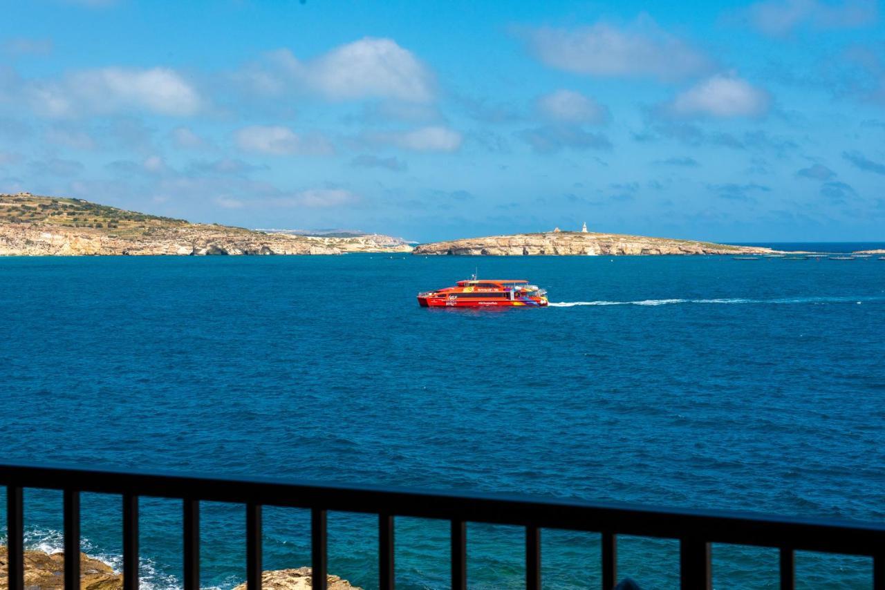 Islet Promenade Seafront 1 Bedroom Apartment With Sea View Balcony By Getawaysmalta เซนต์พอลส์เบย์ ภายนอก รูปภาพ