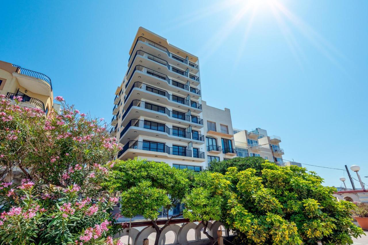 Islet Promenade Seafront 1 Bedroom Apartment With Sea View Balcony By Getawaysmalta เซนต์พอลส์เบย์ ภายนอก รูปภาพ