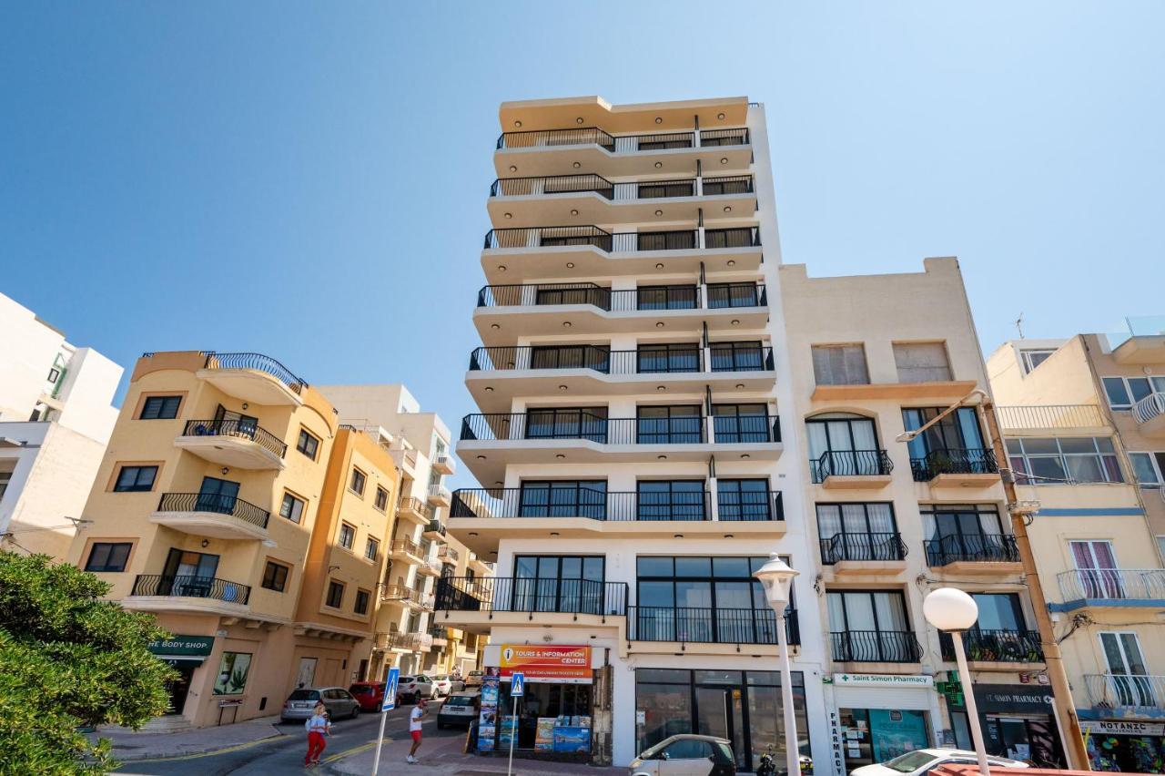 Islet Promenade Seafront 1 Bedroom Apartment With Sea View Balcony By Getawaysmalta เซนต์พอลส์เบย์ ภายนอก รูปภาพ