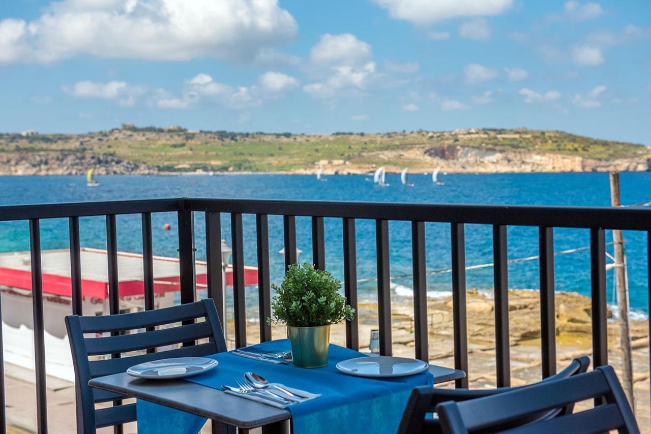 Islet Promenade Seafront 1 Bedroom Apartment With Sea View Balcony By Getawaysmalta เซนต์พอลส์เบย์ ภายนอก รูปภาพ