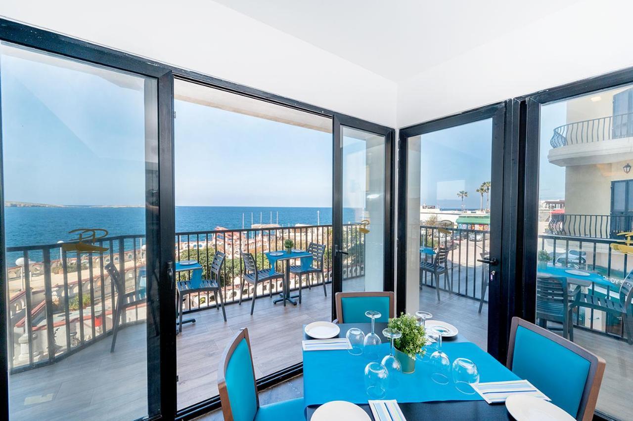 Islet Promenade Seafront 1 Bedroom Apartment With Sea View Balcony By Getawaysmalta เซนต์พอลส์เบย์ ภายนอก รูปภาพ
